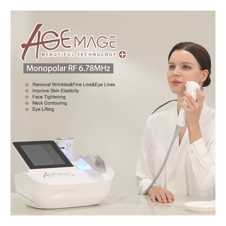 Agemage   Double RF Thermal Cold Tech Monopolar RF Anti-aging Instrument - 副本