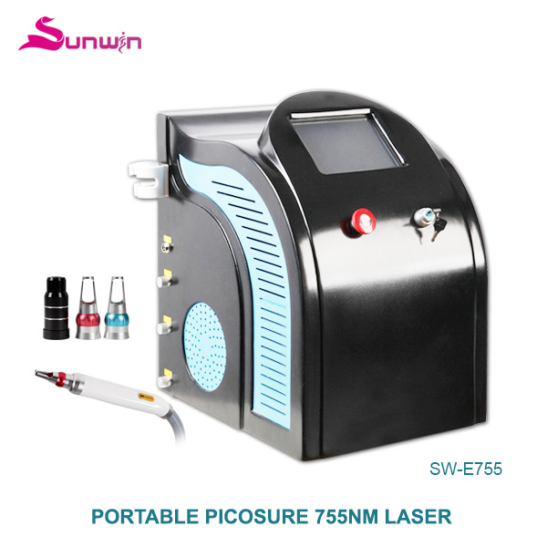 SW-E755 Picosecond laser Q Switched Nd Yag Laser Tattoo Removal Machine 