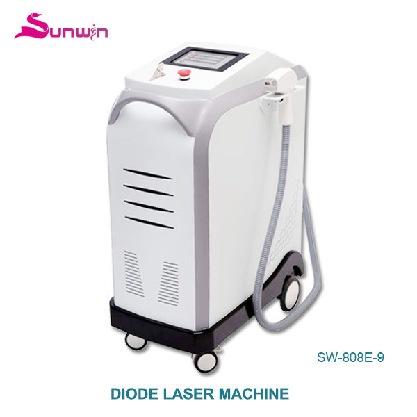 SW-808E-9 stationary 808nm diode laser painless hair removal equipment