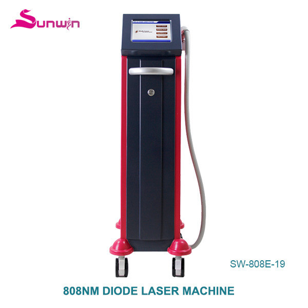 SW-808E-19 808 diode laser device back hair removal remove arms hair remove leg hair cosmetic machine