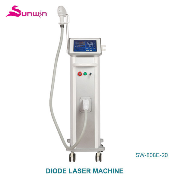 SW-808E-20 808 diode laser machine back hair removal for men remove thighs hair medical device