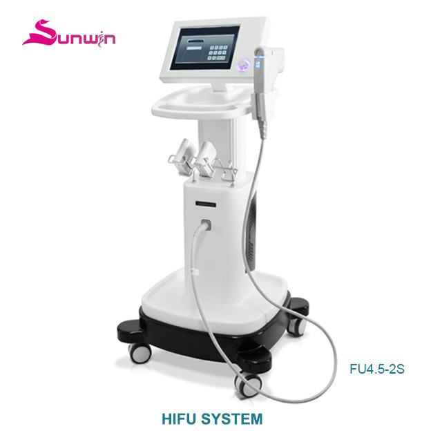 FU4.5-2S HIFU equipment with 1.5/3.0/4.5mm face lifting body shaping face tightening anti aging removal wrinkle body contourning system