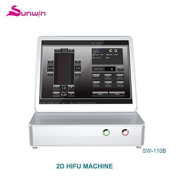 SW-110B 3D HIFU instrument 10000shots for each cartridge hifu facial skin rejuvenation facial treatment face lift beauty system