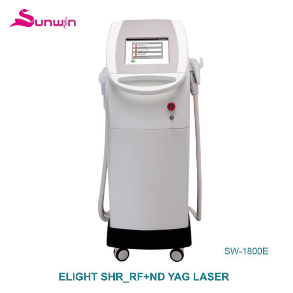 SW-1800E hair removal equipment epilation shr opt elight Telangiectasia treatment super ipl nd yag laser beauty salon equipment