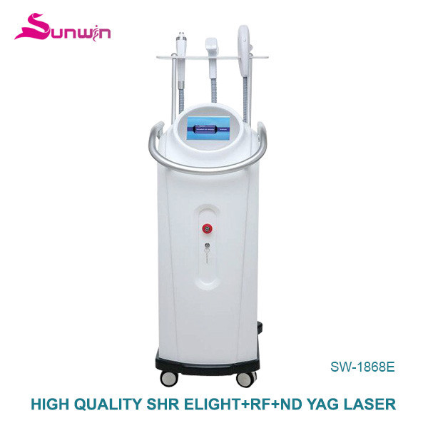 SW-1868E IPL Elight shr hair removal system facial flush removal nd yag laser tattoo removal elight pain free beauty salon equipment