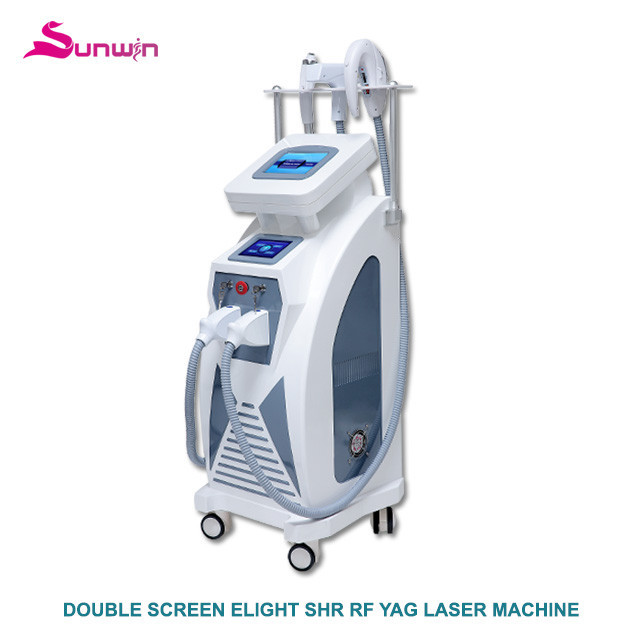 SW-832E Multifunctional IPL SHR NDY LASER hair removal tattoo remove skin care beauty device