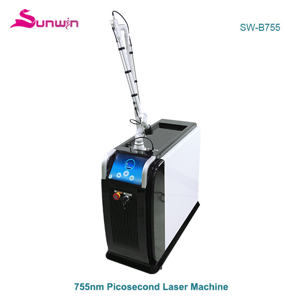 SW-B755 PTP SP LP mode high peak power tattoo removal chloasma treatment picosecond laser equipment for beauty salon