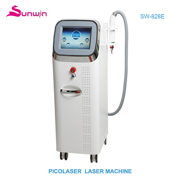 SW-828E Korea imported nd yag laser arm 755nm pigment tattoo removal picosecond laser machine 