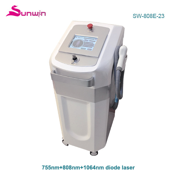 SW-808E-23 triple wavelength diode hair removal body hair removal underarm laser non-channel diode laser equipment