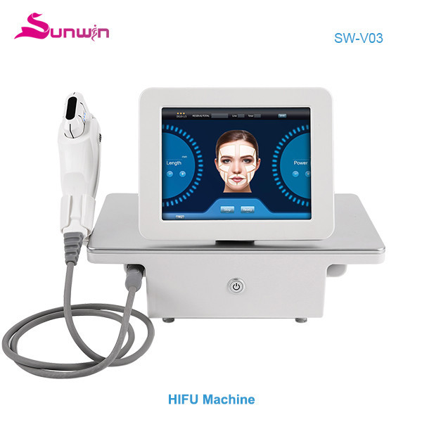 SW-V03 hifu skin tightening machine mini face lift non surgical anti-aging wrinkle removal machine