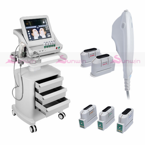 SW-151B HIFU face lifting body slimming wrinkle removal machine for beauty clinic and beauty salon 