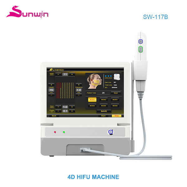 SW-117B Non invasive 3D 4D HIFU face and body lift skin tighten wrinkle removal beauty machine