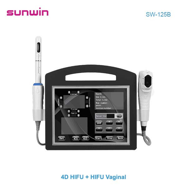 SW-125B Non surgical 4D Hifu vaginal rejuvenation wrinkle removal face lift skin rejuvenation beauty device