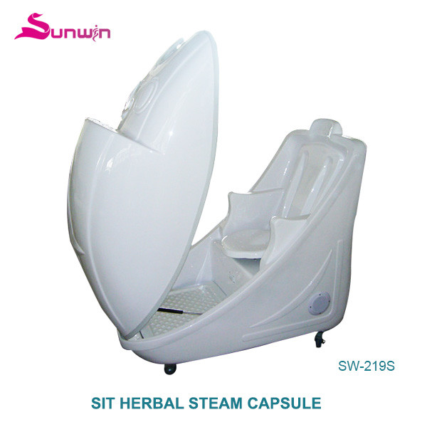 SW-219S  Spa sit sauna steam capsule ozone therapy spa capsule herbal steamer for wellness 