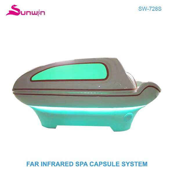 SW-728S  LED light therapy bed far infrared spa capsule with oxygen fragrance therapy ozone system