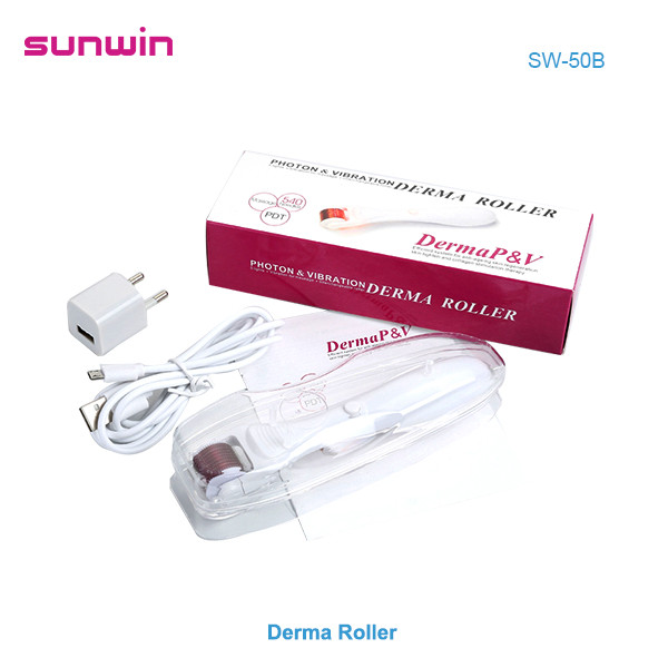 SW-50B Photon PDT Vibration derma roller micro needle skin care