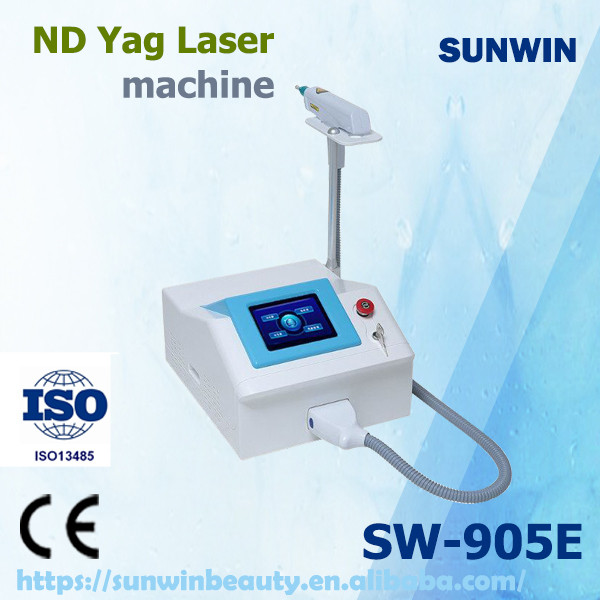 SW-905E Q switched nd yag laser beauty equipment hair removal facial rejuvenation carbon peeling freckle removal device