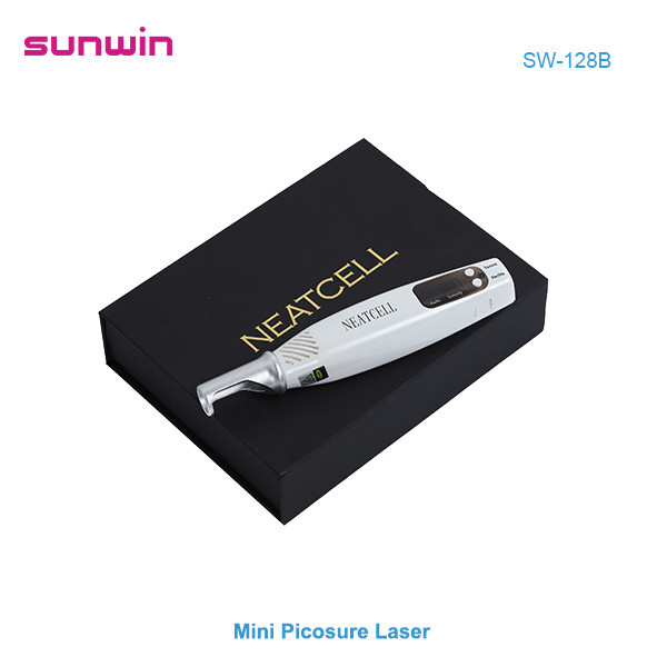 SW-128B Mini Handheld Picosecond Laser Pen Tattoo Removal Spots Melanin Skin Whitening