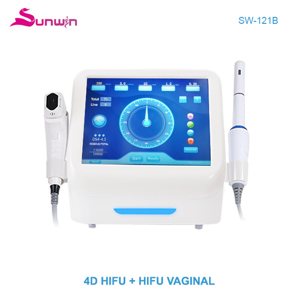SW-121B 2 in 1 4D Hifu face and body lifting vaginal tightening machine medical ce approved