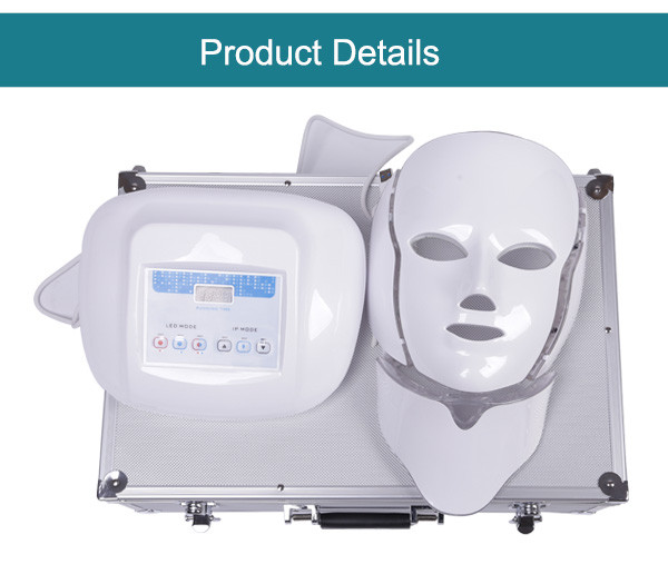SW-166P LED PDT light therapy 3 colors photon Neck Mask Facial Mask skin care skin rejuvenation home use beauty machine