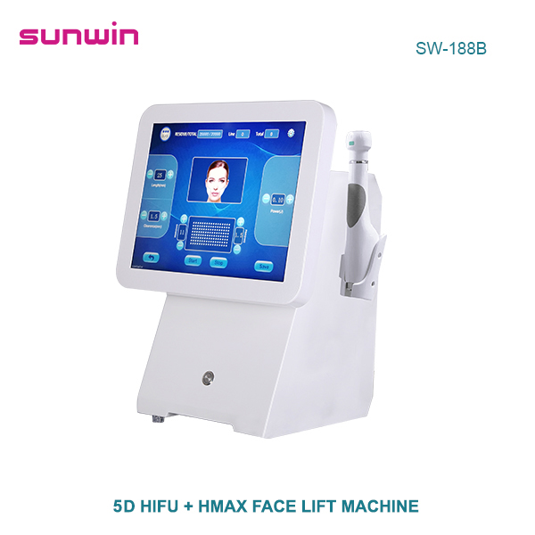 SW-188B 2 in 1 Cooling Vmax 4D Hifu face lifting body simming wrinkle removal beauty machine