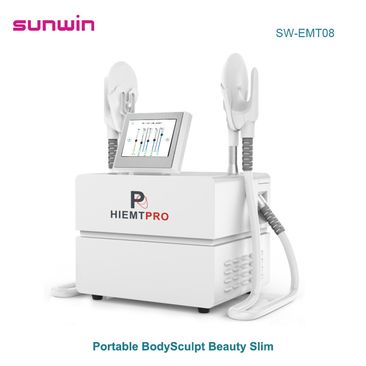 SW-EMT08 Portable Hiemt Noninvasive Body Contouring Slimming Electromagnetic Muscle Building Sculpting Emslim Beauty Machine 