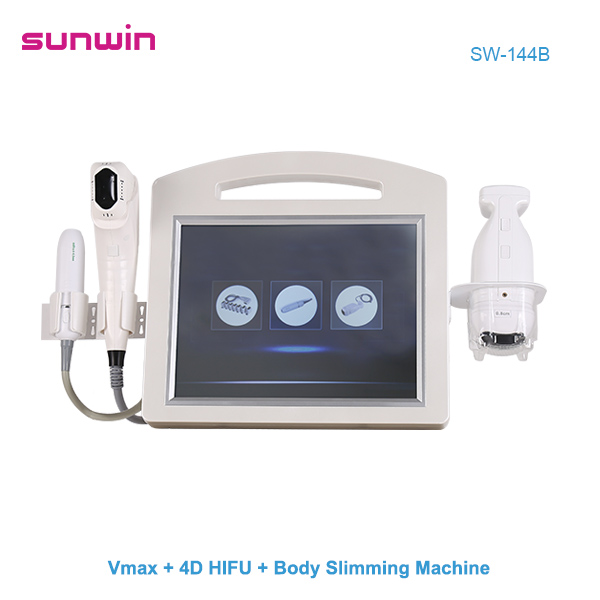 SW-144B 3 in 1 lipohifu weight loss Vmax 4D Hifu wrinke removal face lift skin tightening body slimming beauty machine 