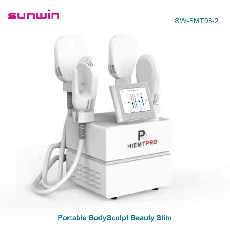 SW-EMT08-2 Portable Hiemt pro max 4 handles muscle building and fat burning emslim machine