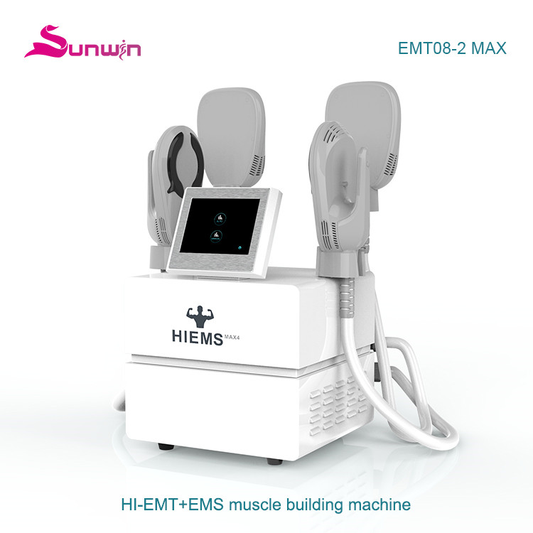 SW-EMT08-2 MAX HIEMS ems muscle stimulate body sculpting build muscle fat burning body slimming machine for weight loss