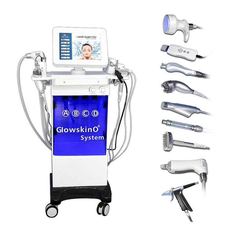 SPA909 Hydra facial 11 in1 oxygen jet peel hydradermabrasion skin care diamond microdermabrasion machine for face skin cleansing