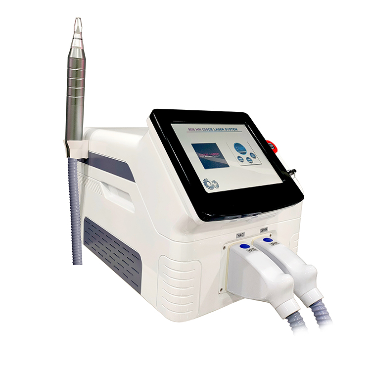 SW-216E Diode laser 808 + picosecond laser hair and tattoo removal skin rejuvenation machine