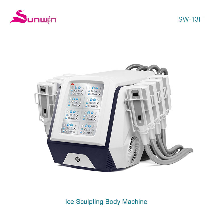 SW-13F Portable cryolipolyse cool slimming fat removal freeze ice cool body sculpture board machine 360 degree cryotherapy device