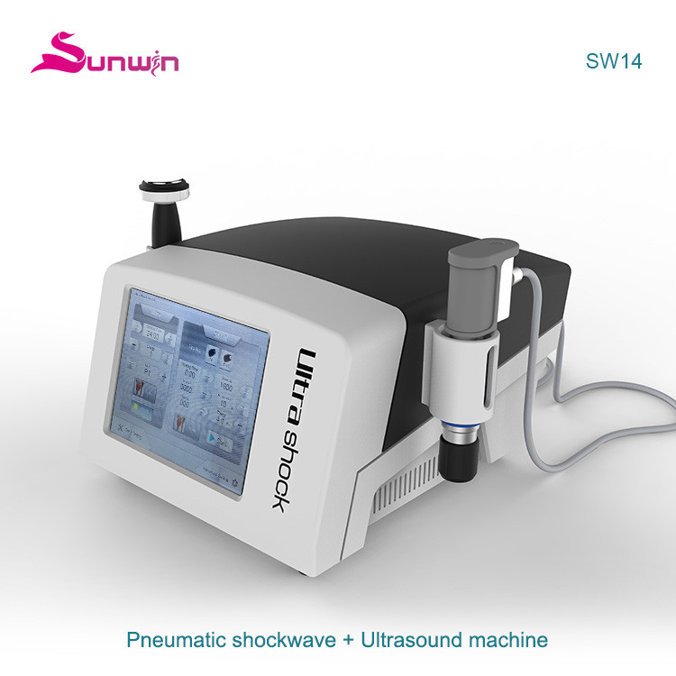 SW14 Ultrashock 2 in1 Ultrasound Shockwave Physiotherapy Shock Wave Therapy Machine For ED Treatment Pain Relief