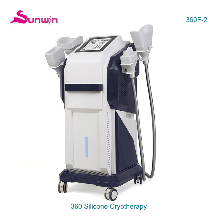 SW-360F-2  Cryolipolysis 360 degree silicone cryotherapy machine Cryolipolyse Machine price criolipolise device body slimming weight loss fat freezing weight loss cryotherapy machine