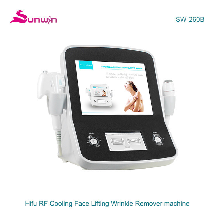 SW-260B HIFU RF 2 in 1 face lifting body slimming ultrasound skin tightening machine