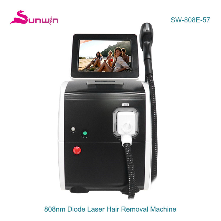 SW-808E-57 Portable 808 diode laser hair removal skin rejuvenation machine