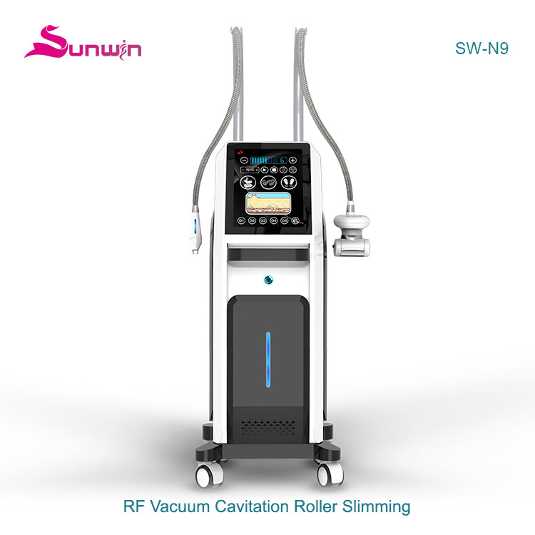 SW-N9 2 in 1 rotating rf vacuum roller 360 massage body contouring therapy machine