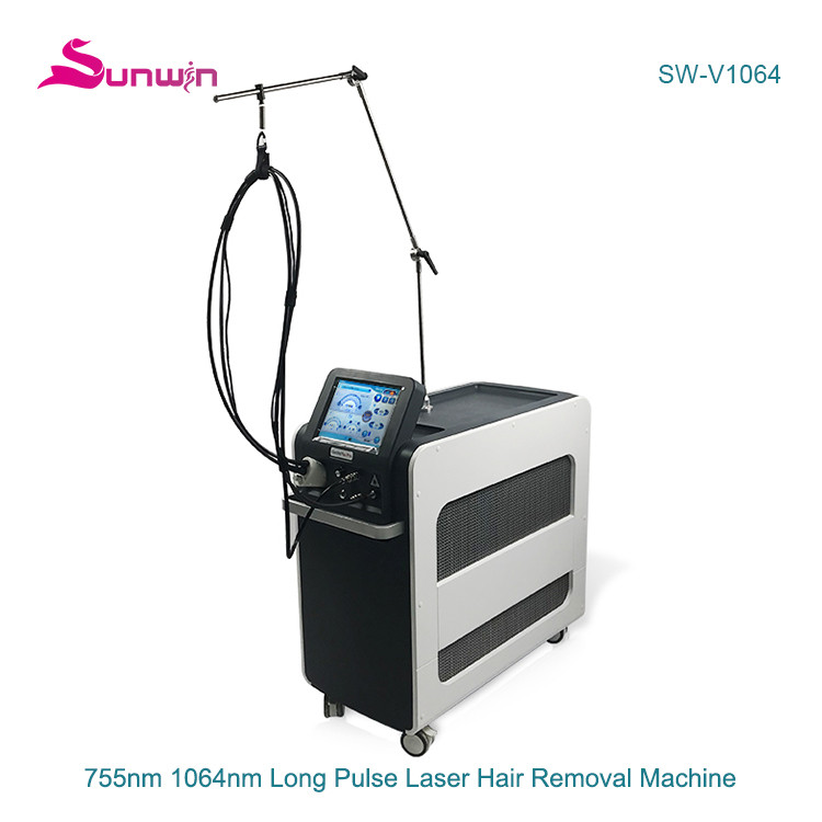 SW-V1064 long pulse 755nm 1064nm laser hair removal machine