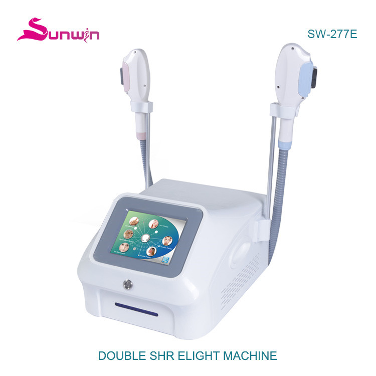 SW-277E Double handles SHR Elight hair removal machine