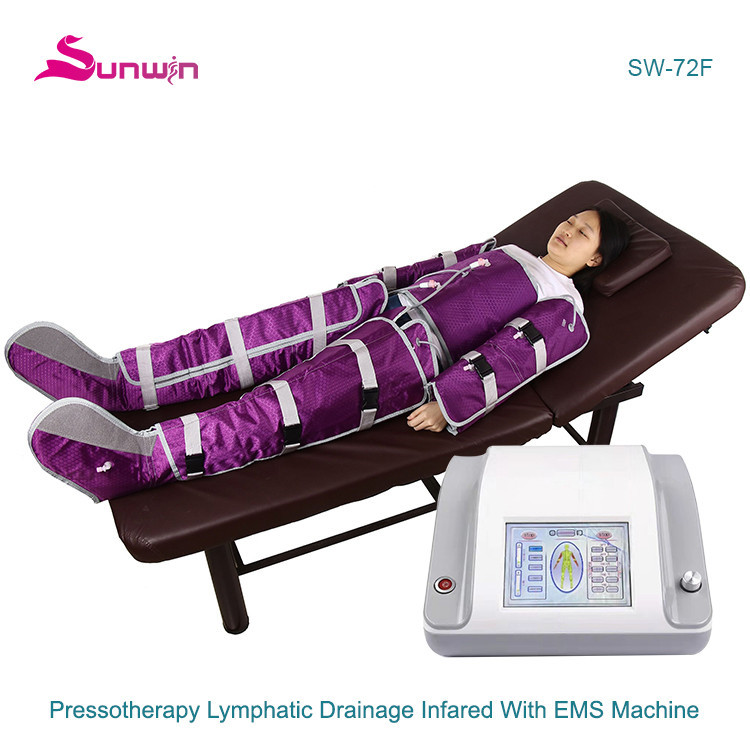 SW-72F Pressotherapy Lymphatic Drainage Infared With EMS Machine
