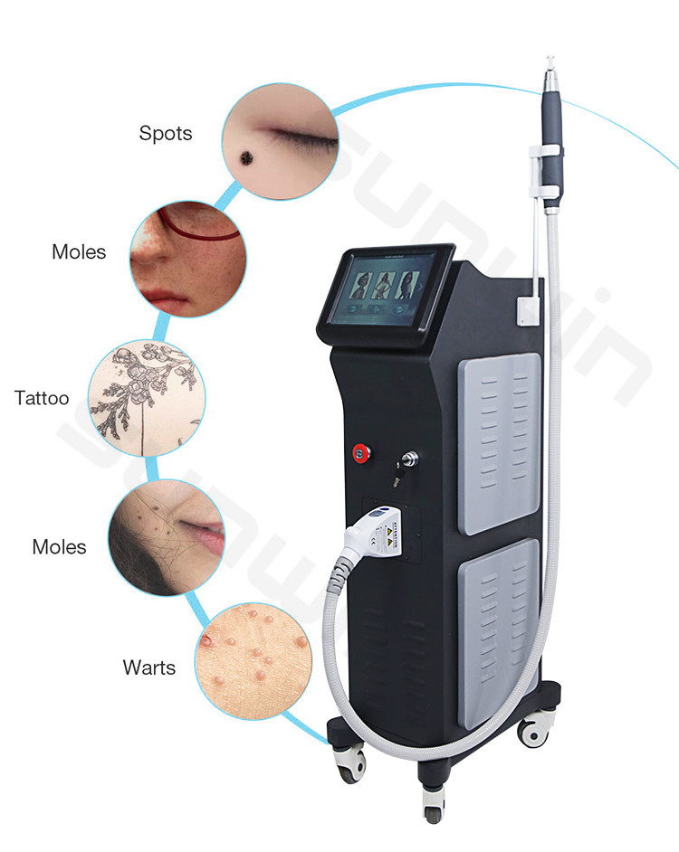 SW-R755 Picosecond Q Switched Nd Yag Laser Pigment Removal Tattoo Removal Laser Machine