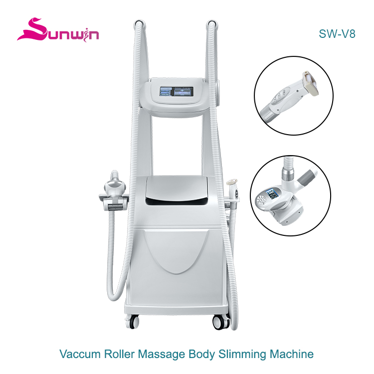SW-V8 Professional vela roller vacuum cavitation cellulite reduction machine 