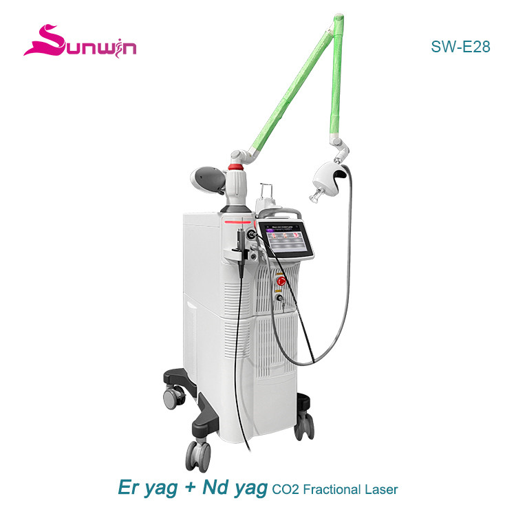 SW-E28 Fotona 4D 2940nm1064nm fractional laser co2 skin resurfacing laser hair remove medica beauty equipment
