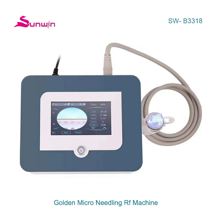 SW-B3318 Golden micro needling fractional rf skin tightening machine 
