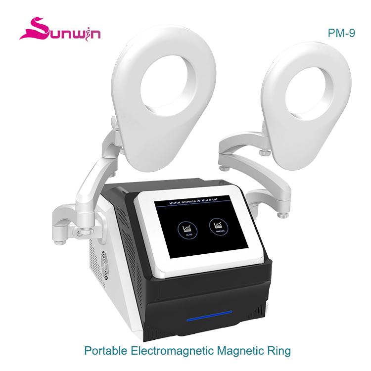 PM-9 Hands Free Magnetic Ring Magneto Sports Rehabilitation Muscle Stimulator Physical Back Pain Relief Magnetic Therapy Machine