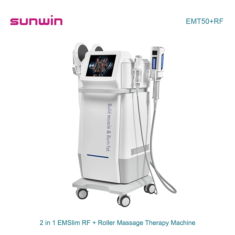 EMT50+RF 2in1 Roller Therapy Massage Hiemt Emslim Body Slimming Machine