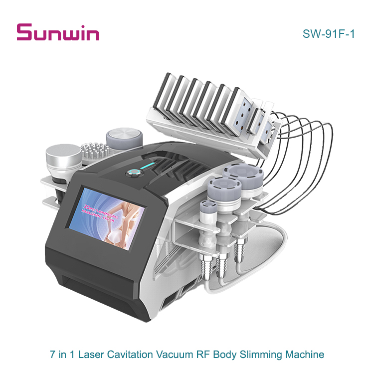SW-91F-1 40k Cavitation Vacuum RF Laser Fat Loss Skin Tightening Machine