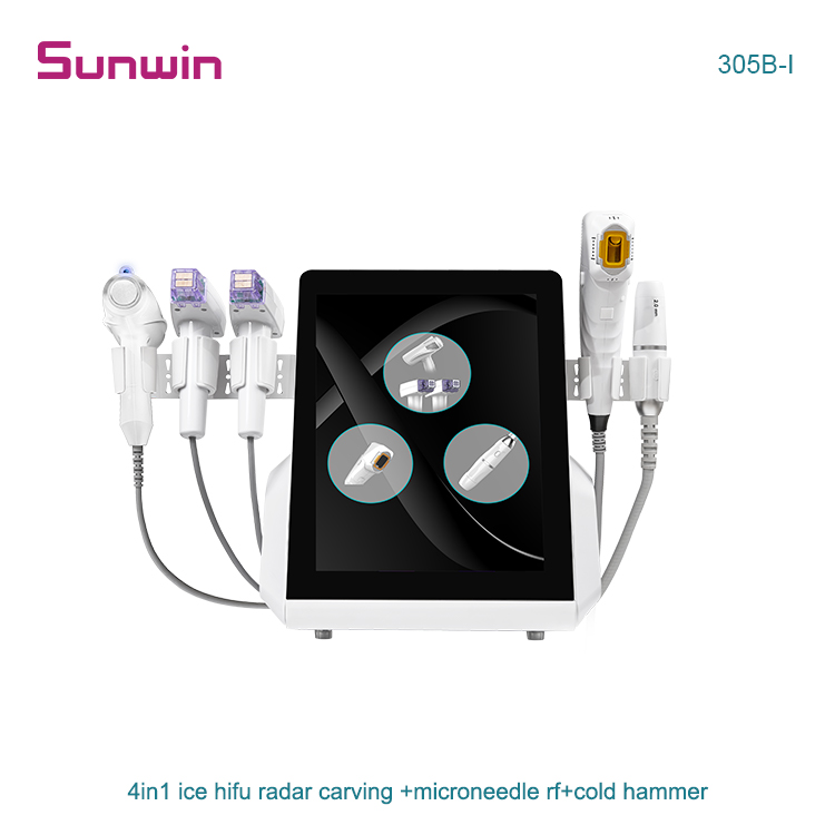 SW-305b Professional 5-in-1 HIFU RF Microneedle 7D 9D Beauty Machine for Spas Salons and Clinics