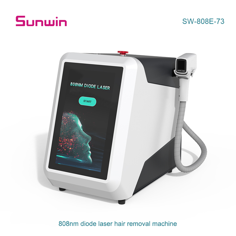 SW-808E-73 4 wavelength diode laser 808nm hair removal machine