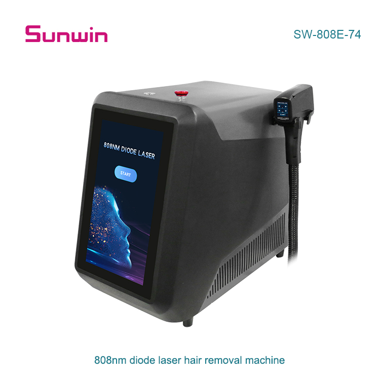 SW-808E-74 Diode laser 808 painless permanent hair removal skin rejuvenation machine